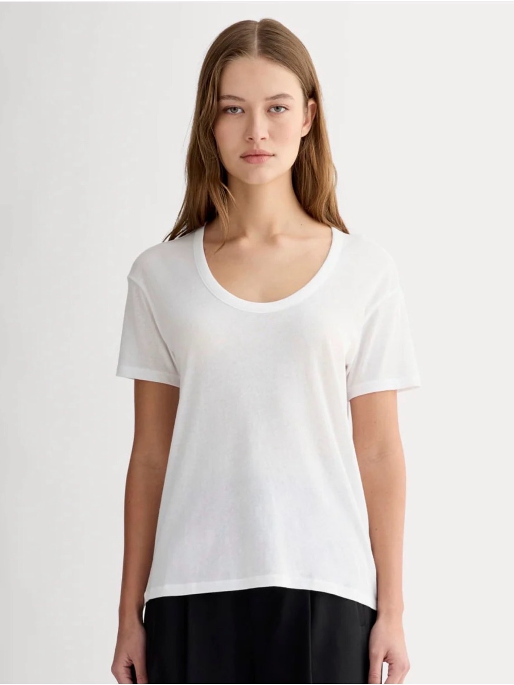 Everlane Air White Scoop Tee XXS